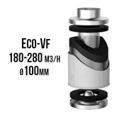 VF ECO activated carbon filter 180-280 m3/h, 100 mm